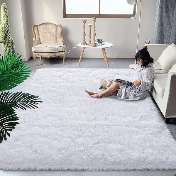 Thicken Large Rug Fluffy warm Bedroom floor mats