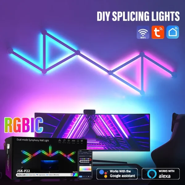 WIFI LED DIY Night Wall Light APP Music Room