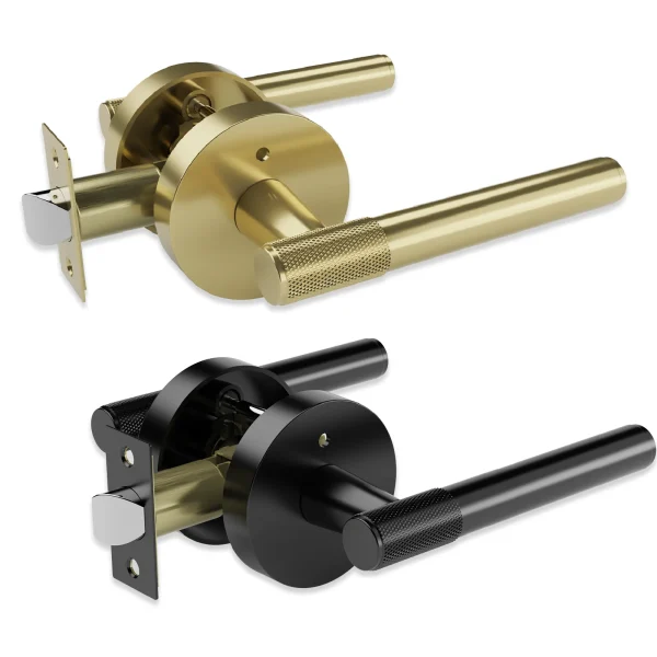 Bedroom Bathroom Door Lock Reversible Keyless